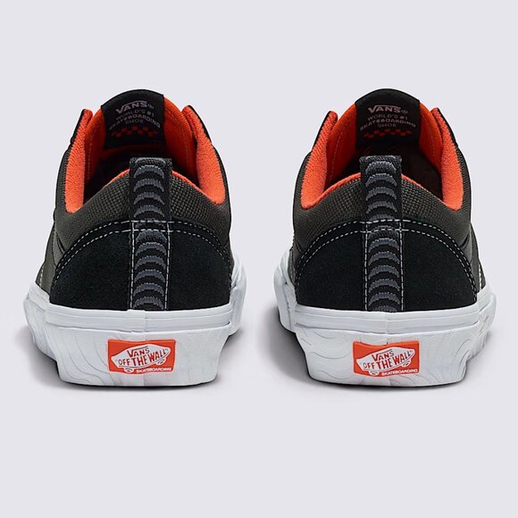 VANS Old Skool Skate Old Skool Spitfire Black/Flame Authentic 100% MENS 12 NEW - Picture 13 of 16